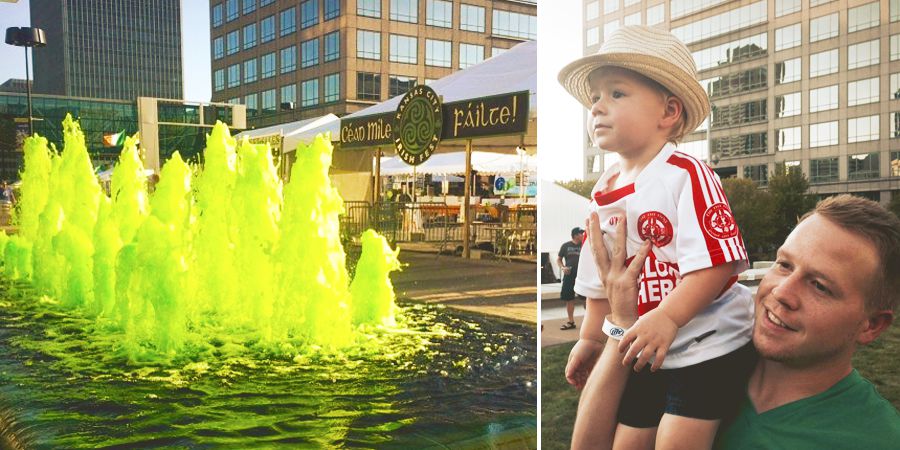 Micah and Kilian at Kansas City Irish Fest 2015